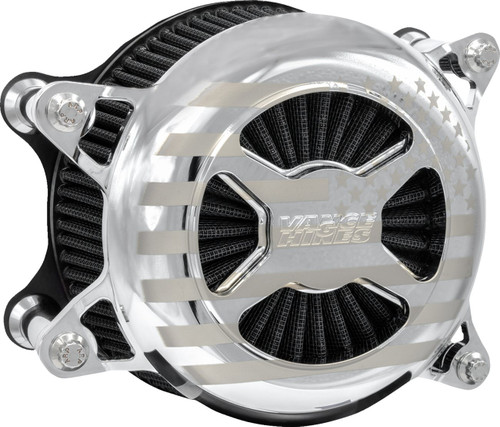 Vance & Hines VO2 Chrome America Air Intake Cleaner Kit (72046FG)