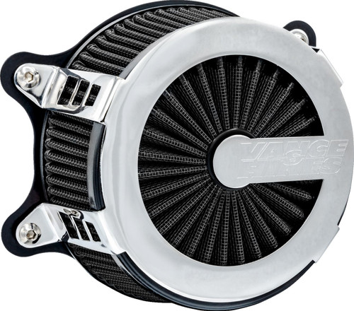 Vance & Hines VO2 Cage Fighter Chrome Air Cleaner Kit (71105)
