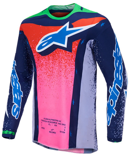 Alpinestars Supertech Records Mens MX Offroad Jersey