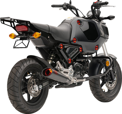 Cobra Red Tip Slip-On Muffler - Honda Grom 2022-2023 (1137BR)