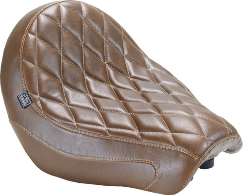 Mustang Tripper Brown Solo Seat - Diamond Toast Stitch (84156)