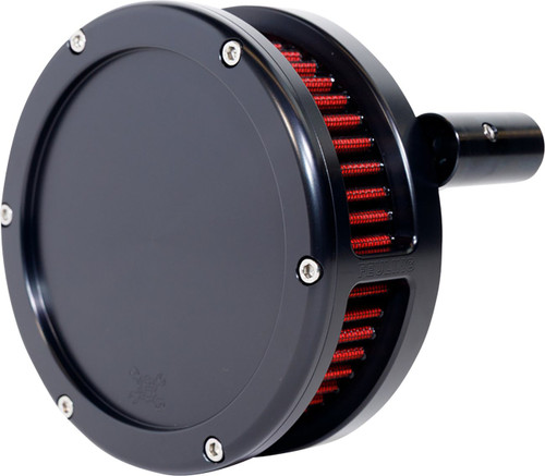 Feuling Slim BA Air Cleaner Kit - Black w/ Red Filter (5463-S)