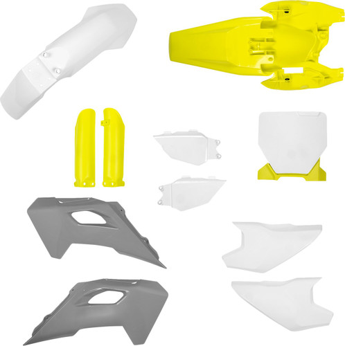 Acerbis OE Gray/Yellow/White Plastic Full Body Kit (2987358211)