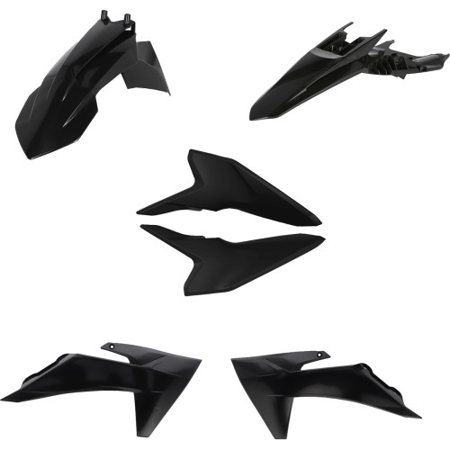 Acerbis Black Standard Plastic Body Kit (2986860001)
