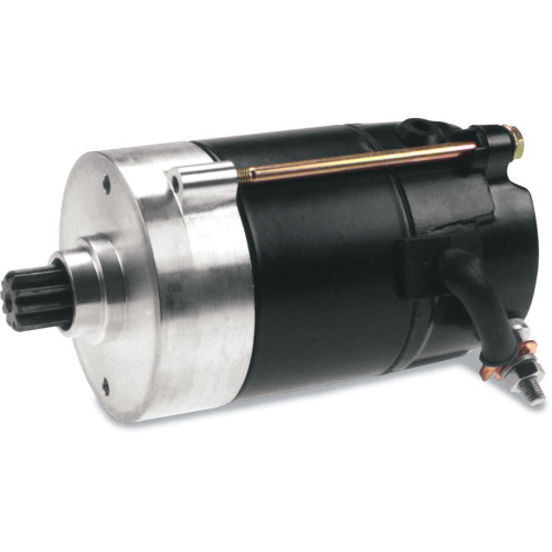 Drag Specialties Black 1.4 kW Compact High Performance Starter Motor (80-1005)