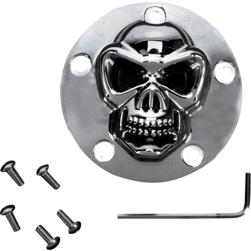 Drag Specialties 3D Skull Points Cover for Twin Cam (1902-0181)