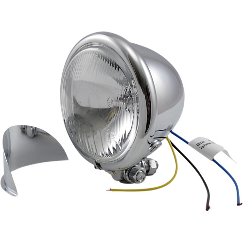 Drag Specialties 4-1/2" Spotlight w/Visor Chrome (DS-280055)
