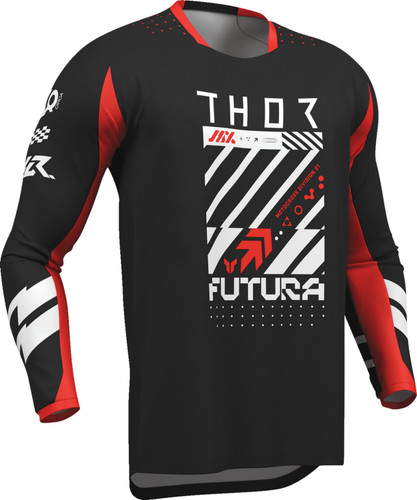 Thor Launchmode Futura Mens MX Offroad Jersey