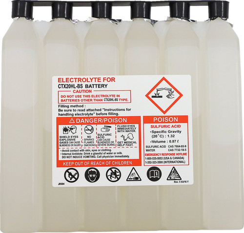 Drag Specialties AGM Maintenance Free Battery YTX20HLBSFT (2113-0781)