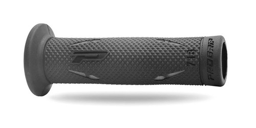 Pro Grip MotoGP 718 Gray/Black Double Density Open End Grips (PA0718OEGR02-187)