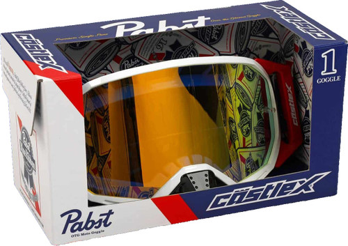 Castle X Pabst Blue Ribbon Stage II OTG MX Goggles