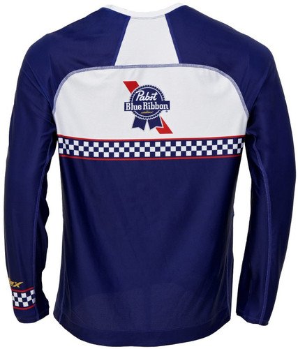 Castle X Pabst Blue Ribbon Stellar UPF50 Mens Long Sleeve T-Shirt