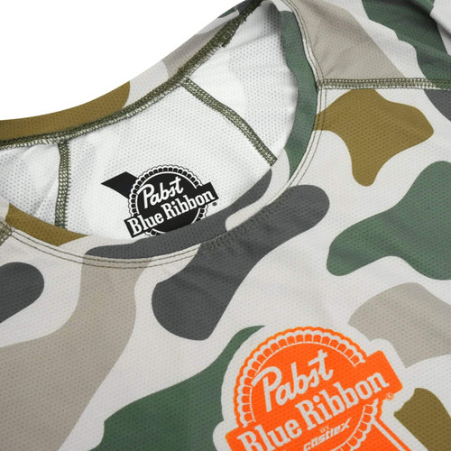 Castle X Pabst Blue Ribbon Stellar UPF50 Mens Long Sleeve T-Shirt