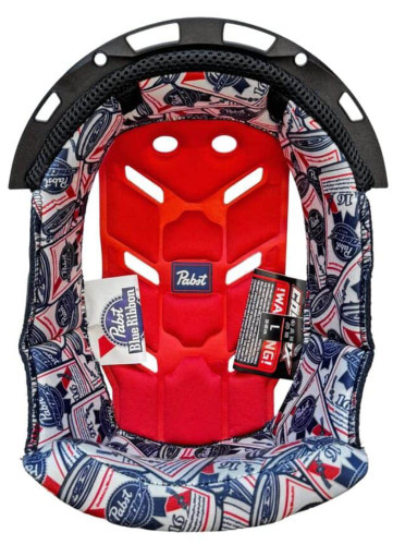 Castle X Pabst Blue Ribbon CX510 Helmet Inner Top Liner Pad