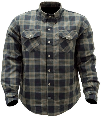Castle X Link Mens Flannel Motorcycle Riding Shirt