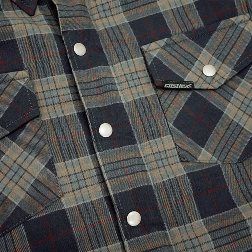 Castle X Link Mens Flannel Motorcycle Riding Shirt