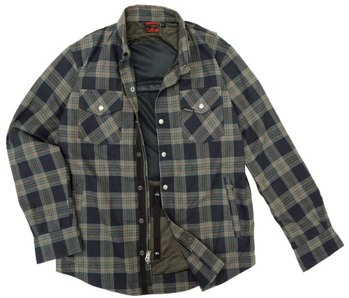 Castle X Link Mens Flannel Motorcycle Riding Shirt