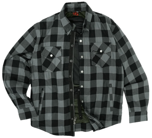 Castle X Link Mens Flannel Motorcycle Riding Shirt