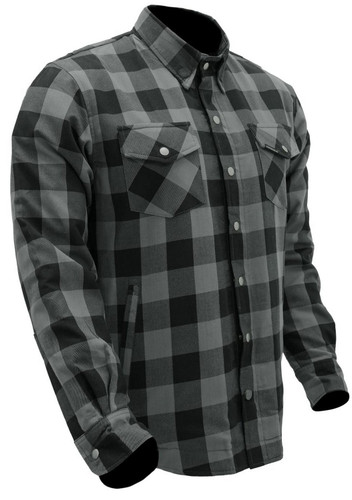 Castle X Link Mens Flannel Motorcycle Riding Shirt