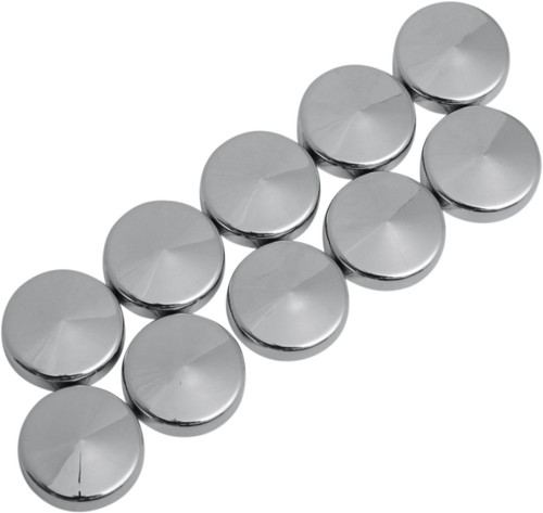 Drag Specialties Chrome Torx Bolt Covers - 10 Pack (2402-0126)
