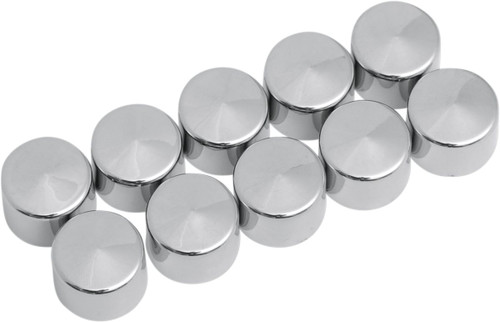 Drag Specialties Chrome Allen/Socket Bolt Covers - 10 Pack (2402-0114)