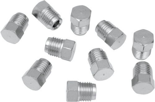 Drag Specialties Brake Line T-Junction Plugs - 10 Pack (DS-097039)