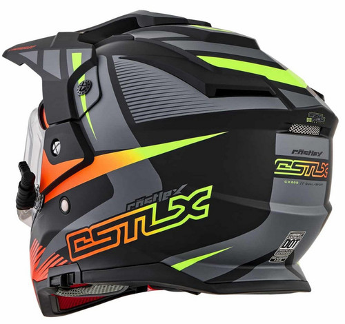 Castle X CX200 Trek DS Snow Helmet w/Heated Electric Shield