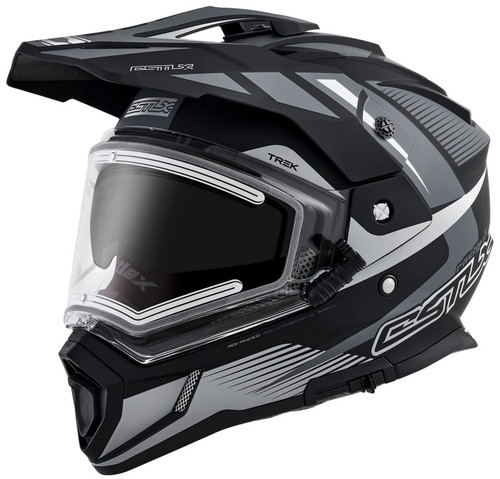 Castle X CX200 Trek DS Snow Helmet w/Heated Electric Shield