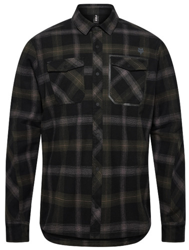 Fox Racing Defend Drive Mens Windblock Flannel Button Up Shirt