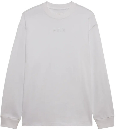 Fox Racing Wordmark Oversized Mens Long Sleeve T-Shirt