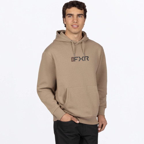 FXR Mitered Cotton Mens Pullover Hoody