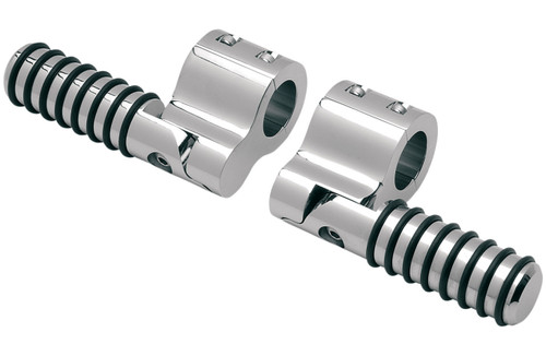 Lindby Chrome 1.25" Clamp-On O-Ring Footpegs (810)