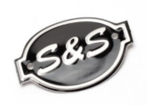 S&S Black Logo Badge (500-0578)