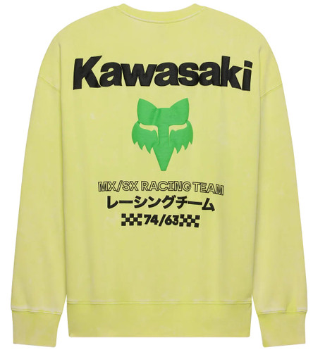 Fox Racing Kawi Heavyweight Crew Mens Pullover Sweatshirt