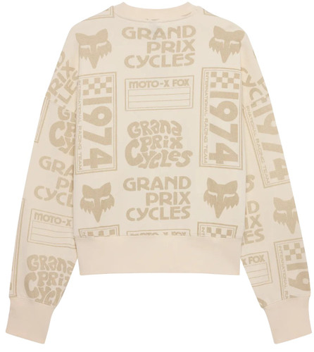 Fox Racing Circa 74 Oversized Crew Womens Pullover Sweatshirt