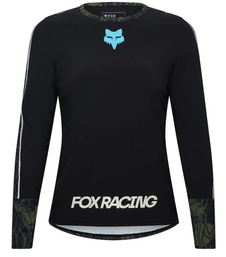 Fox Racing Defend Thermal Jersey Lunar Womens Mountain Bike Jersey