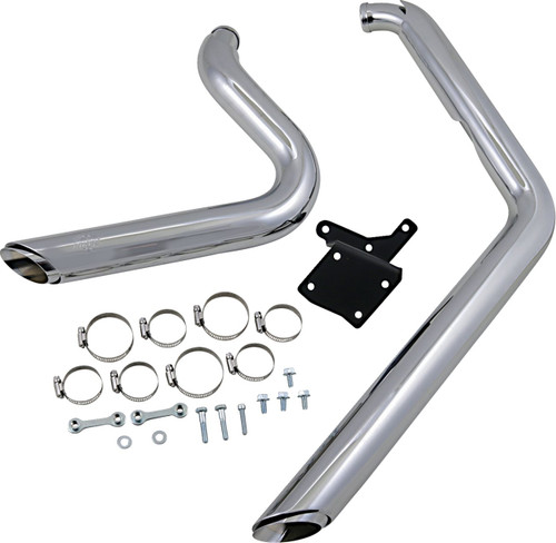 Vance & Hines Shortshots Staggered Chrome Exhaust System (17214)