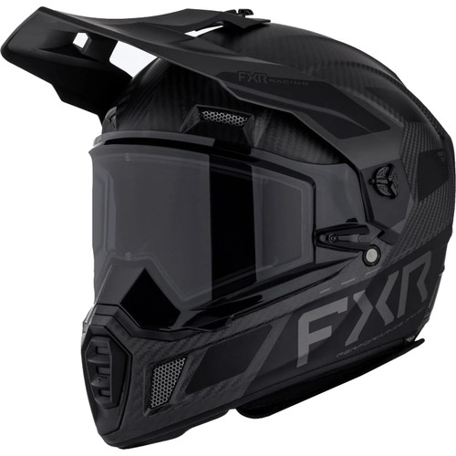 FXR Clutch X Pro Carbon Snow Helmet w/Electric Heated Shield