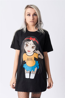 Peace & Love Snow White Tattoo T Shirt Peace & Love Snow White Tattoo T Shirt