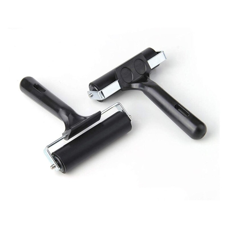 Rubber Roller,4 Inch Brayer Roller,Hand Roller Tool Used for Printmaking/Painting/Crafting