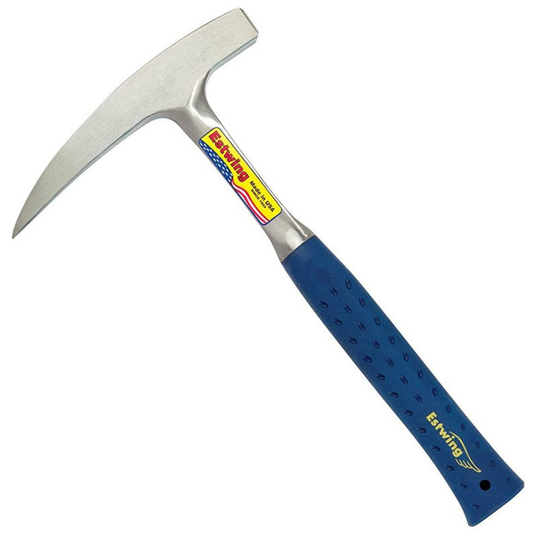 Pick - 22 oz Geological Hammer with Pointed Tip & Shock Reduction Grip - E3-22P