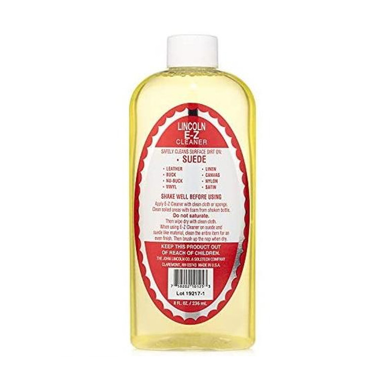 Lincoln E-Z Cleaner: Suede, Nubuck, Satin Leather, Nylon, Fabric Shoe Cleaner