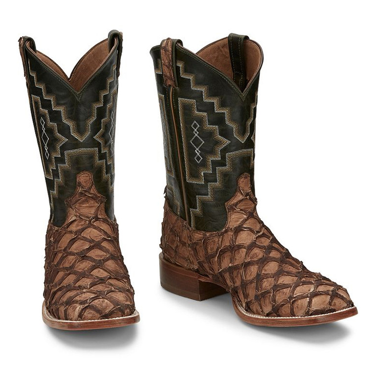 Tony Lamas Boots Men's Footwear Western Leviathan 11" Pirarucu (#6082)