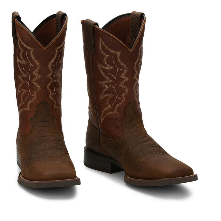 Justin Boots Footwear Western Chet 11" Wester Color Pebble Brown (#7222)