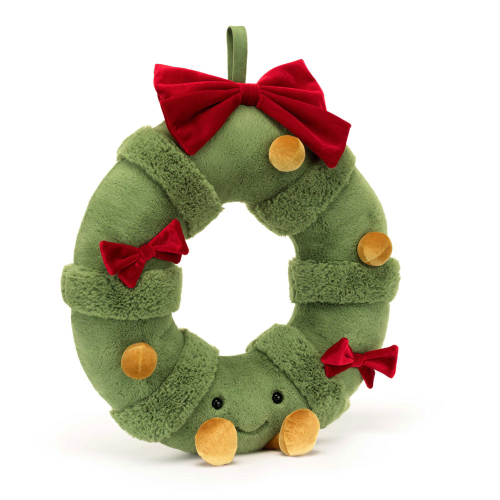 Amuseables Decorated Christmas Wreath - Official Jellycat