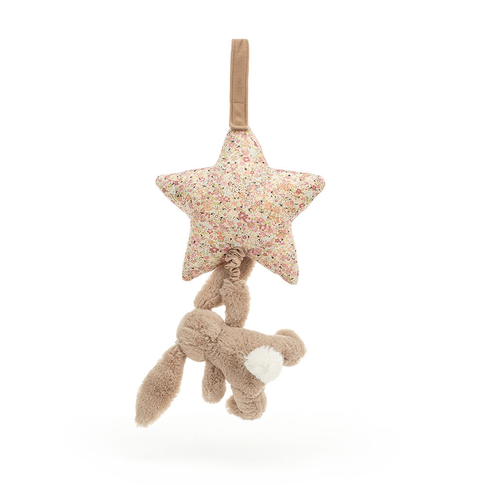 Blossom Bea Beige Bunny Musical Pull, View 2