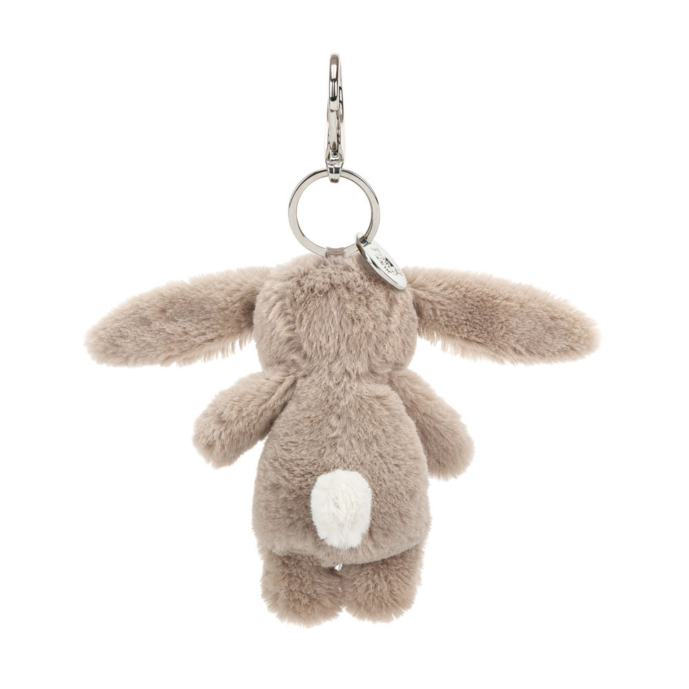 Bashful Beige Bunny Bag Charm, View 3