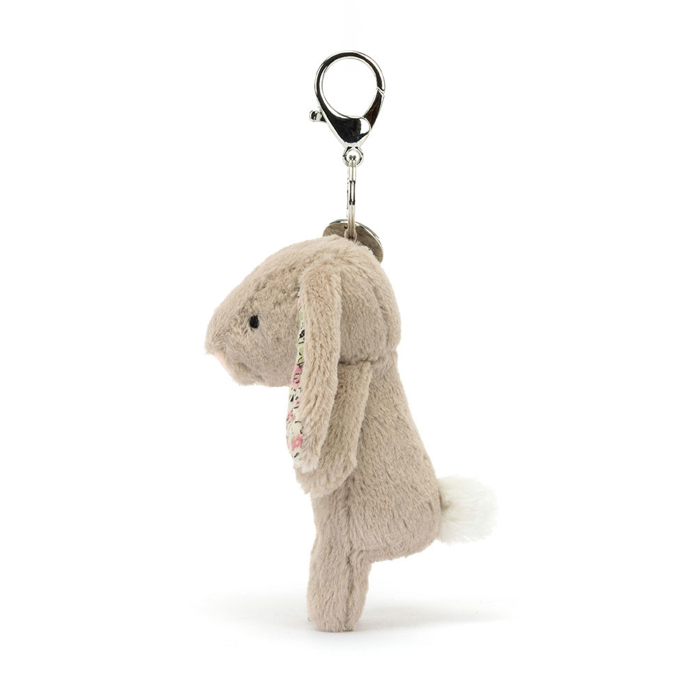Blossom Beige Bunny Bag Charm - Official Jellycat