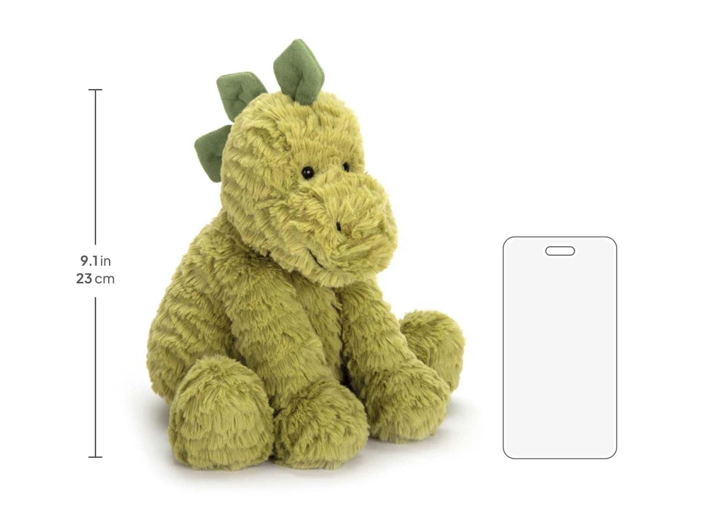 Fuddlewuddle Dino, size chart