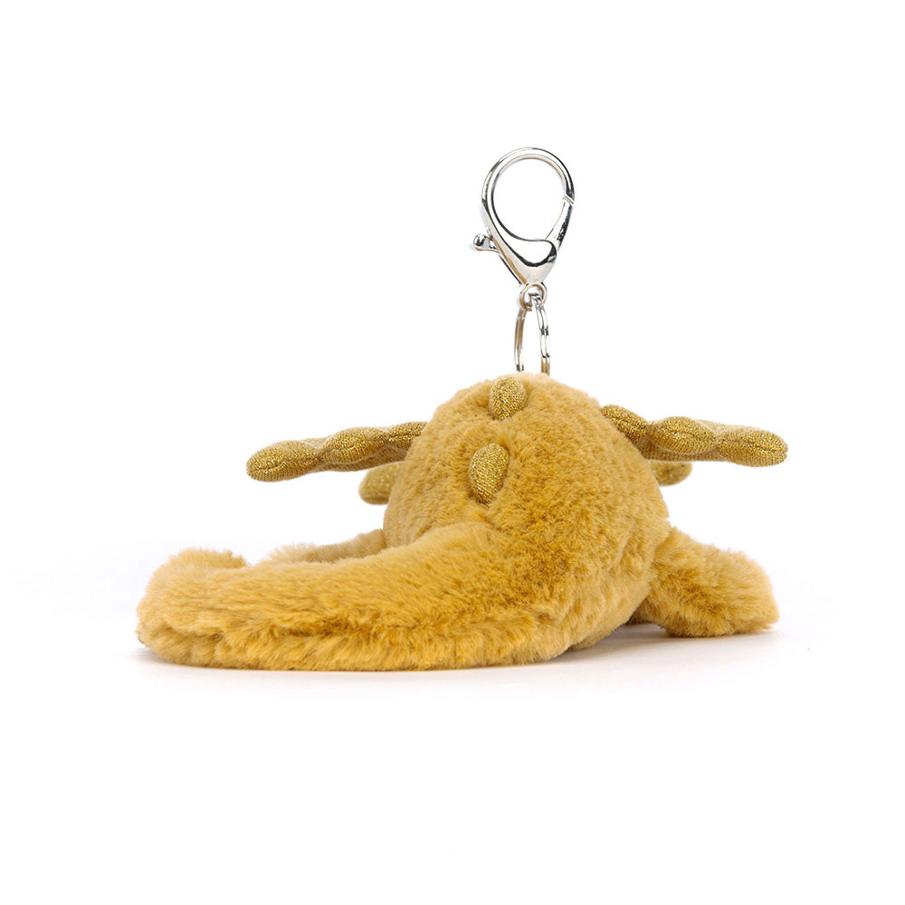 Golden Dragon Bag Charm, View 3